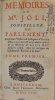 Mémoires de Mr. Joli, conseiller au Parlement, contenant l’Histoire de la Régence d’Anne d’Autriche, et des premières années de la Majorité de Louis ...