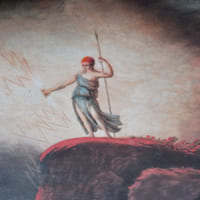 2 eaux-fortes allégoriques peintes.