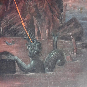 2 eaux-fortes allégoriques peintes.