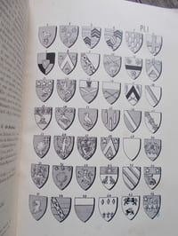 LE NOBILIAIRE DU VELAY ET DE L'ANCIEN DIOCESE DU PUY (noms féodaux). Planches d'armoiries dessinées par l'auteur.