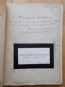 LE CAPITAINE MAURICE GERMAIN DE MONTAUZAN
