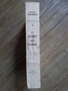 LA GLOIRE DE L'HOMME - Les dieux sans âme.. CONSTANTIN (Yves de)