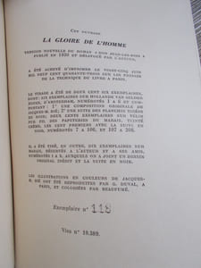 LA GLOIRE DE L'HOMME - Les dieux sans âme.