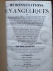 DEMONSTRATIONS EVANGELIQUES  de Tertullien, Origène, Eusèbe, Saint Augustin, Montaigne, Bacon...  Reproduites intégralement, non par extraits. . ...