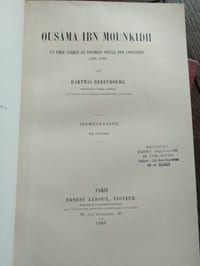 OUSAMA IBN MOUNKIDH UN EMIR SYRIEN AU PREMIER SIECLE DES CROISADES (1095-1188)