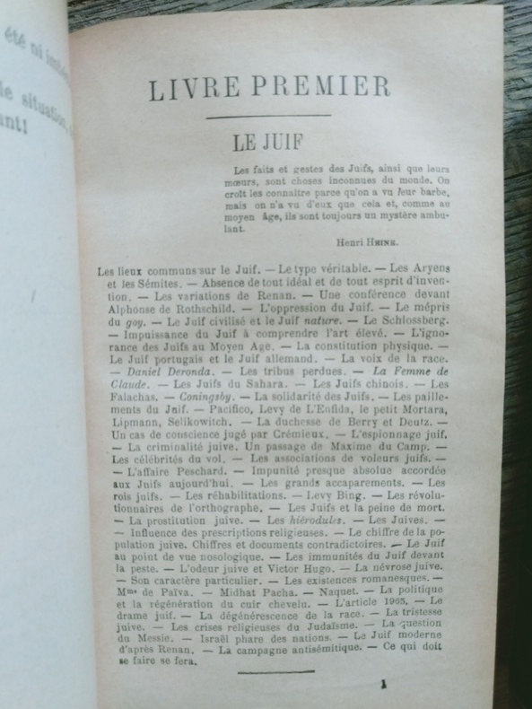 LA FRANCE JUIVE, édition illustrée