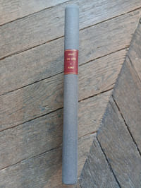 Etude sur le droit de cité à Rome et l'acquisition de la qualité de français
Paris, L. Larose et Forcel, 1883
Un volume (25,5x17cm) de 228 pages
Reliure pleine toile moderne. Couverture conservée.
Pièces de titre sur les dos et le premier plat.
Envoi de l'auteur à Gaston de Postel
Bon état intérieur et extérieur.
couverture d'origine, salie mais reliure en très bon état.