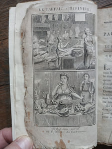 -Le parfait cuisinier, ou le bréviaire des gourmands 
  contenant les recettes les plus nouvelles dans l'art de la cuisine...
  Revu avec le plus grand soin par Mr Borel ci devant chef de cuisine
 de S.E. l'ambassadeur de Portugal.
  Paris, chez Beauce, 1833
  [4]+252 pages. Un frontispice et une planche dépliante.

-Le cuisinier étranger, pour faire suite au parfait cuisinier,
 contenant une notice raisonnée de tous les mets étrangers...
 Par un gastronome cosmopolite.
 suivi du
 patissier impérial
 ou recueil choisi de tous les meilleurs procédés 
 pour faire une patisserie...
Par M.R. patissier et homme de bouche
 Paris, Lacour, 1813
 136 pages

