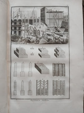 Descriptions des arts et métiers faites ou approuvées
par messieurs de l'Académie Royale des Sciences.
-L'Art de la maçonnerie
-L'Art du tuilier ...