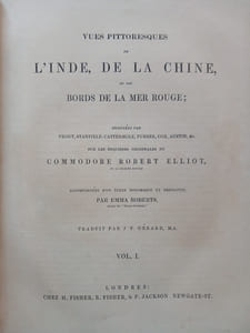 Vues pittoresques de L'Inde, de la Chine, et des bords de la Mer Rouge.
Vews in India, China, and on the shores of the Red Sea