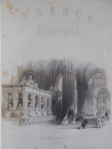 FRANCE ILLSTRATED-la France au XIXème siècle,illustrée dans ses monuments et ses plus beaux sites,dessinés ,d'après nature par Thomas Allom