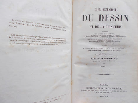 Cours méthodique du dessin et de la peinture contenant les éléments de la géométrie,de l'architecture civile,militaire et navale;la perpective ...