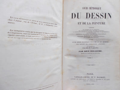 Cours méthodique du dessin et de la peinture contenant les éléments de la géométrie,de l'architecture civile,militaire et navale;la perpective linéaire et aérienne;l'anatomie et les proportions du corps humain...précédé d'une notice historique sur l'art et les artistes;d'un discours sur l'enseignement artistique.
