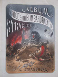Album du siège et du bombardement de Strasbourg -Guerre de 1870