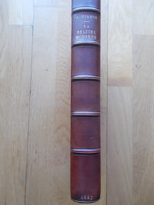 La reliure moderne, artistique et fantaisiste -Illustrations reproduites d'après les originaux par P.Albert-Dujardin et   dessins allégoriques de J.Adeline, G.Fraipont, A.Giraldon .  Frontispice de Albert Lynch, gravé par Manesse.
