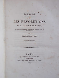 Discours sur les révolutions de la surface du globe et sur les changemens qu'elles ont produits dans le règne animal.