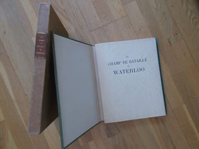 LE CHAMPS DE BATAILLE DE WATERLOO -18 planches gravées à l'eau forte par Alexandre Toupey-Avant propos de Charles Grandmougin-
