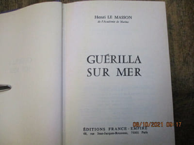 Guérilla sur mer.