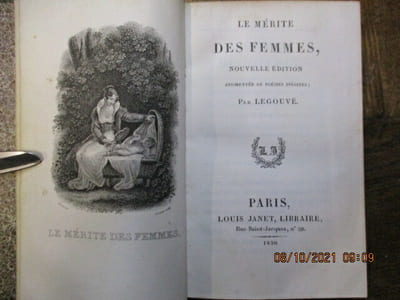 Le mérite des femmes. Nouvelle édition augmentée de poésies inédites.