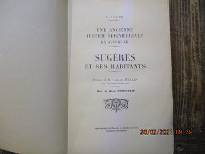 Sugères et ses habitants.