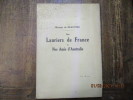Des lauriers de France &agrave; nos amis d'Australie. . BEAUVOIR (Marquis de)