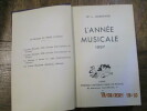 L'Année musicale - 1937. . LANDOWSKI (W. L.)