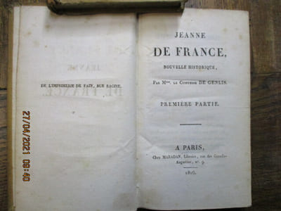 Jeanne de France, nouvelle historique.