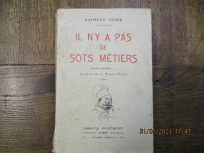 Il n'y a pas de sots métiers. Croquis parisiens. Illustrations de Ricardo Florès.