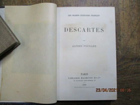 Descartes.. FOUILLEE (Alfred)