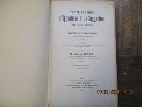 Traité pratique d'hypnotisme et de suggestion thérapeutiques. Procédés d'hypnotisation simples, rapides, inoffensifs à l'usage des médecins, ...
