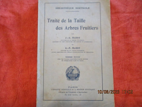 Traité de la taille des arbres fruitiers.. HARDY (J.-A.)