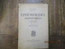 Ephémérides perpétuelles. Deuxième édition, revue et corrigée.. CASLANT (E.)