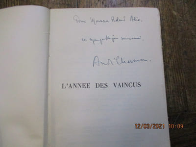 L'année des vaincus. Roman.