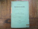 De l'influence du protestantisme sur la philosophie, les lettres et les arts.. CORBLET (Abbé J.)