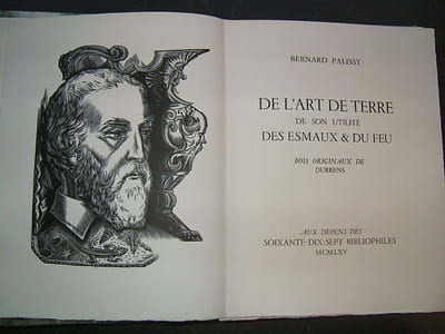 De l'art de la terre, de son utilité, des esmaux et du feu.