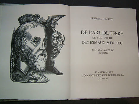 De l'art de la terre, de son utilité, des esmaux et du feu.. PALISSY (Bernard)