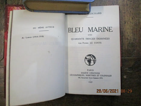 Bleu marine.. GUICHARD (Louis)