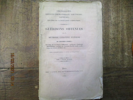 Viscéralgies, douleurs rhumatismales, goutteuses, nerveuses, maladies de la circulation lymphatique. Guérisons obtenues par la méthode curative ...