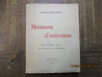 Moisson d'automne. Préface d'Amélie Murat.