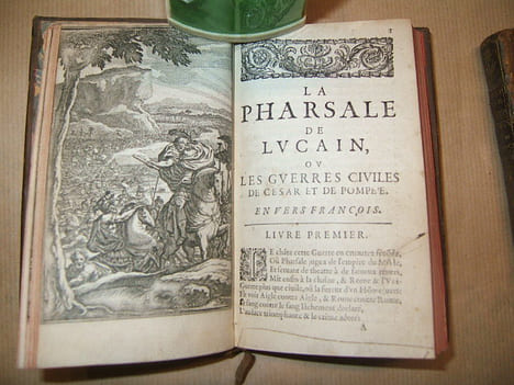 La Pharsale de Lucain, ou les guerres civiles de César et de Pompée. En vers françois.. LUCAIN BREBEUF (Mgr de)