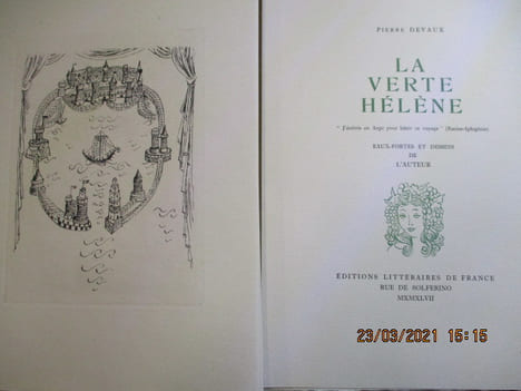 La verte Hélène. . DEVAUX (Pierre).