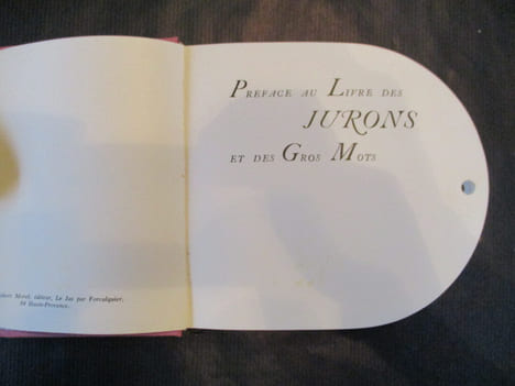 Le livre des jurons et des gros mots. Préface Maurice Lelong.. undefined