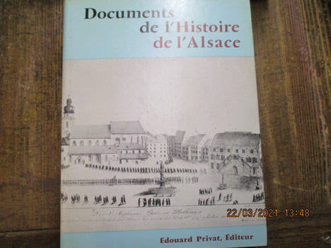 Histoire de l'Alsace. et "Documents de l'Histoire de l'Alsace".. DOLLINGER (Philippe)