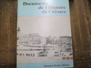 Histoire de l'Alsace. et "Documents de l'Histoire de l'Alsace".. DOLLINGER (Philippe) 