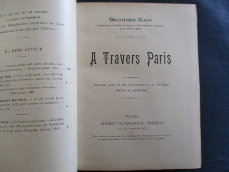 A travers Paris.. CAIN (Georges)