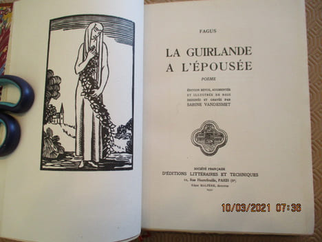 La guirlande à l'épousée. poème. edition revue et augmentée.. FAGUS