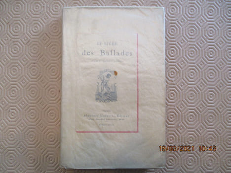 Le livre des ballades. Soixante ballades choisies.. undefined