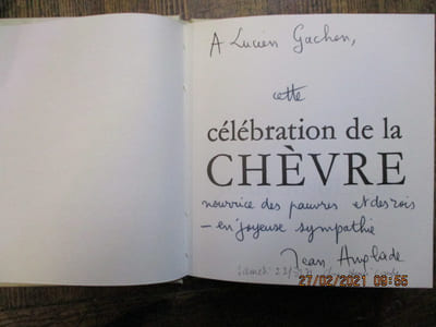 Célébration de la chèvre.