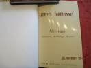 Etudes Foréziennes. V Mélanges (Littérature, Archéologie, Histoire).. 