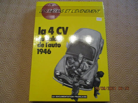 LA 4 CV AU SALON DE L'AUTO 1946. undefined